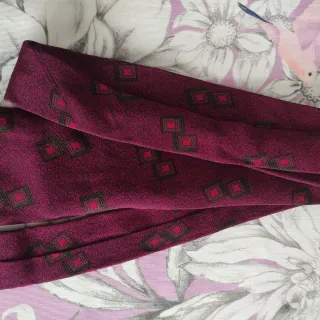 Corbata de seda vintage made in Spain
