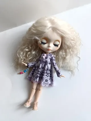 Bambola Blythe capelli mohair da personalizzare