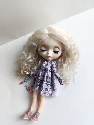 Bambola Blythe capelli mohair da personalizzare