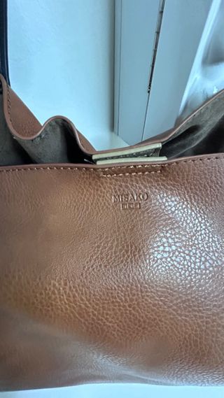 Bolso Misako Beige y Marrón