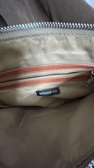 Bolso Misako Beige y Marrón