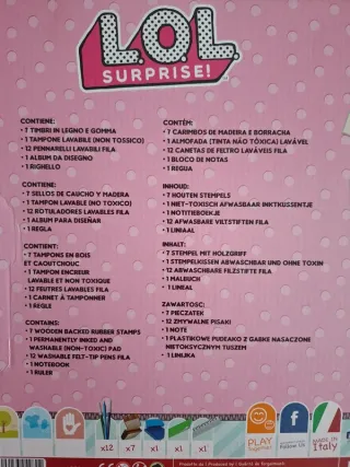 Caixa Atividades LOL Surprise-Carimbos eMarcadores