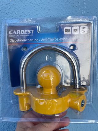 CARBEST Dispositivo Antirrobo Enganche Remolque