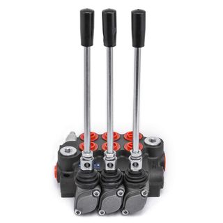 Valvola di controllo direzionale idraulica a 3 bobine 11gpm 40 L cilindro a doppio effetto