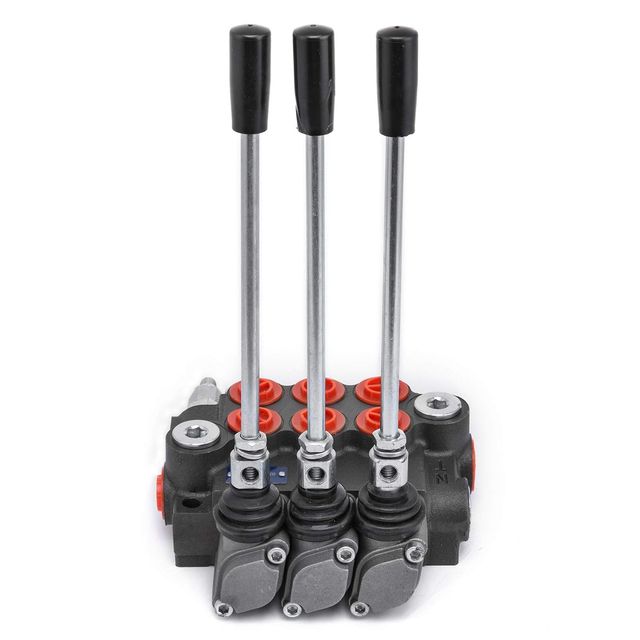 Valvola di controllo direzionale idraulica a 3 bobine 11 gpm 40 L Cilindro a doppio effetto