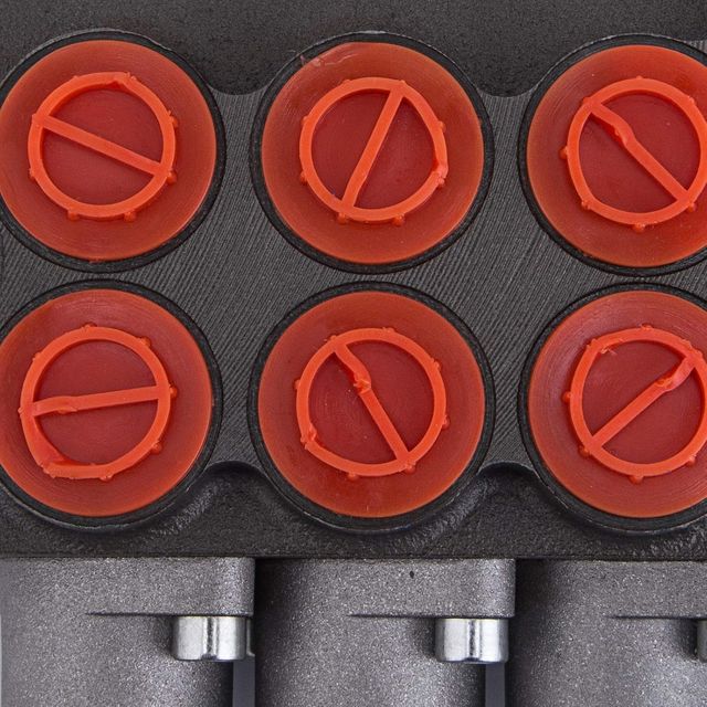 Valvola di controllo direzionale idraulica a 3 bobine 11 gpm 40 L Cilindro a doppio effetto