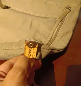 Bolso de hombro verde caqui