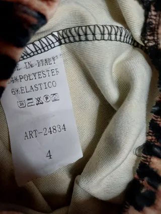 Leggings bambina leopardati anni 4