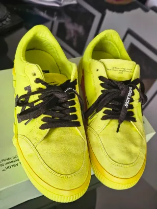 Off-White Low Vulcanized Taglia 42 Neon ORIGINALI