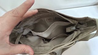 Bolso tejido lavable Basics verde oliva