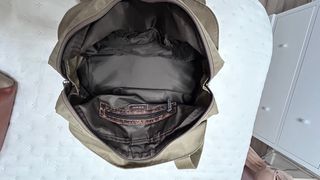 Bolso tejido lavable Basics verde oliva