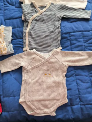 Lote bodys bebé manga largas