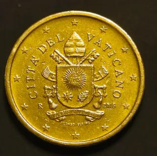 50 Céntimos Vaticano 2018