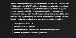 LED 400W ECO-LINE LUMEN KING EN PROMOCION