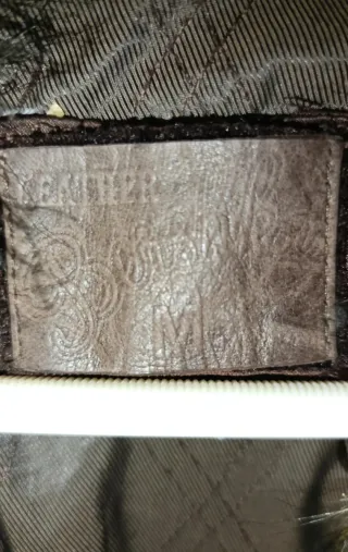 Chaqueta aviador piel marrón