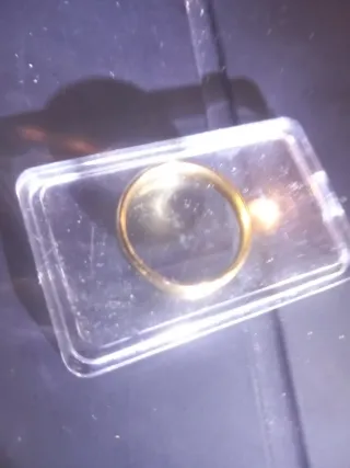 Anillo de oro 24k para boda