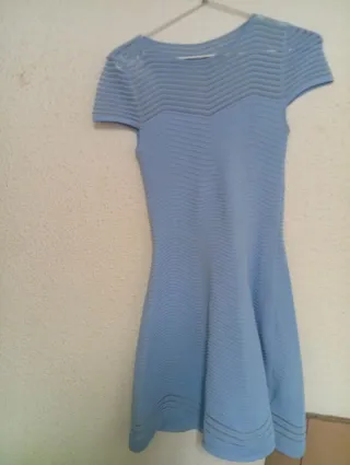 Vestido azul estilo Cenicienta Talla S