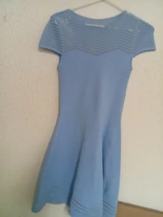 Vestido azul estilo Cenicienta Talla S