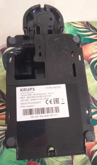 Carcasa interior cafetera Nespresso Krups Inissia