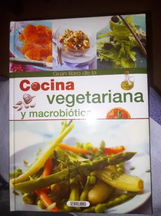 Libro cocina vegetariana y microbiótica (NUEVO)