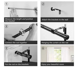 Barra Cortina extensible acero inoxidable