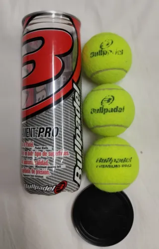 2 Tubos de Pelotas de Pádel Adidas y Bullpadel
