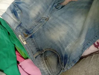 2 pantalones cortos vaqueros talla XXXL.prec todo