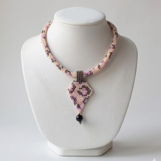 Collana Artigianale Leopardata stile boho chic