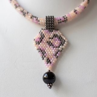 Collana Artigianale Leopardata stile boho chic