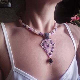 Collana Artigianale Leopardata stile boho chic