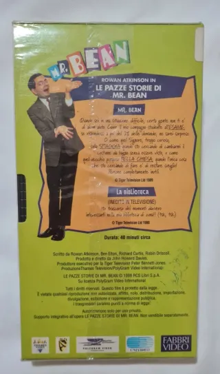 VHS Le Pazze Storie di Mr Bean - Uscita 1