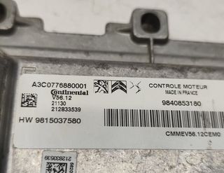 9815037580 centralita motor uce citroen c3 2299792