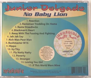 CD Junior Delgado - Treasure Found "No Baby Lion".
