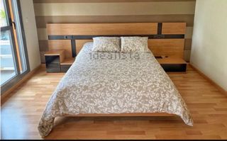 Cabecero y Mesitas de Cama Madera