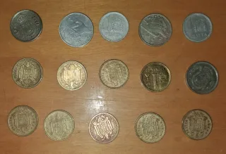 Lote de monedas de pesetas