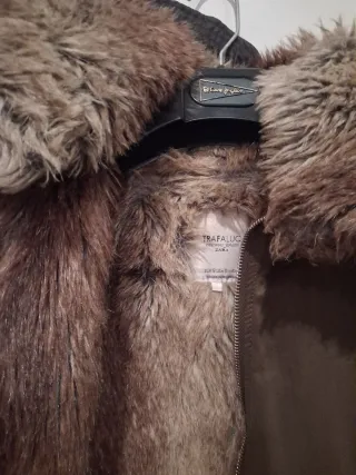 Abrigo Zara Talla S Verde Militar