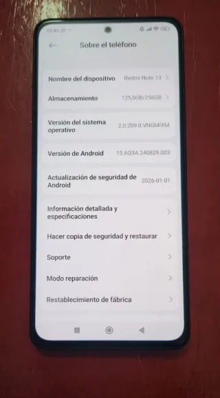 Xiaomi Redmi Note 13 4G 256GB Nero