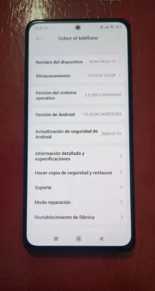 Xiaomi Redmi Note 13 4G 256GB Nero