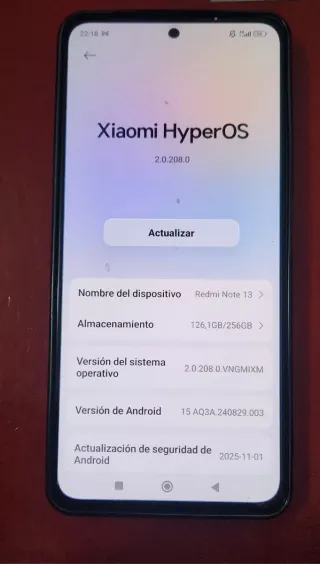 Xiaomi Redmi Note 13 4G 256GB Nero