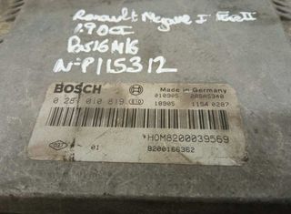 Centralita motor renault 115312 0281010819 megane
