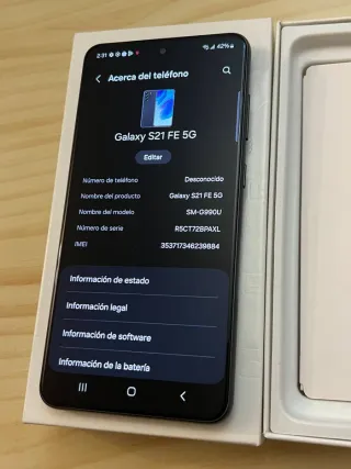 Samsung Galaxy S21 FE 128GB 5G Negro