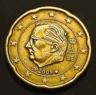 20 Céntimos Bélgica 2009 Error
