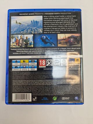 Videojuego PS4 GTA V