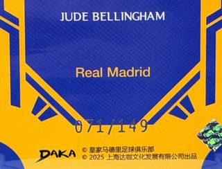 Bellingham /149 Daka a Audience Real Madrid