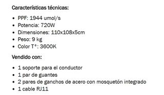 LED 720W AMBER EDITION AGRO LIGHTING EN PROMOCION