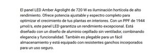 LED 720W AMBER EDITION AGRO LIGHTING EN PROMOCION