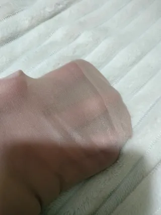 Medias transparentes color carne talla única