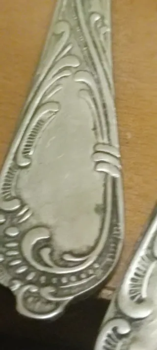 Cuchara y Tenedor Plata 800