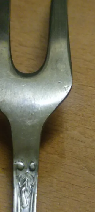 Cuchara y Tenedor Plata 800