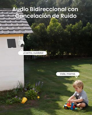 IEGEEK S7 Camara 2K solar 9000mAh 360° AOV IA